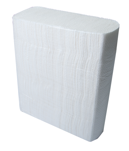 Рушники паперові целюлозні Z-подібні.,200шт., 2-х шарові, білий 10100110 BuroClean